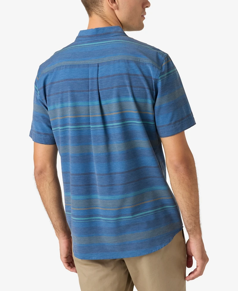 O'Neill Men's Traveler Upf Traverse Stripe Shirt