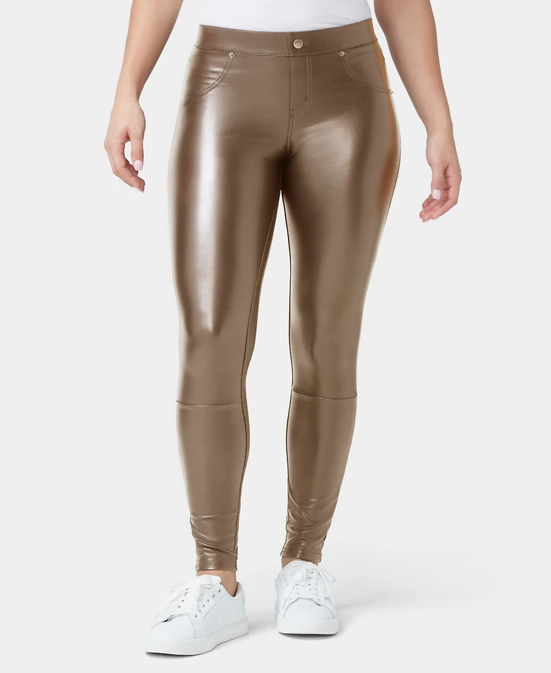 Hue Women's Faux-Leather Leggings