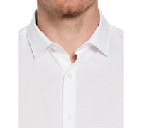 Perry Ellis Men's Dobby-Weave Shirt