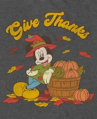 Fifth Sun Men's Mickey Classic Thankful Mouse Short Sleeves T-shirt
