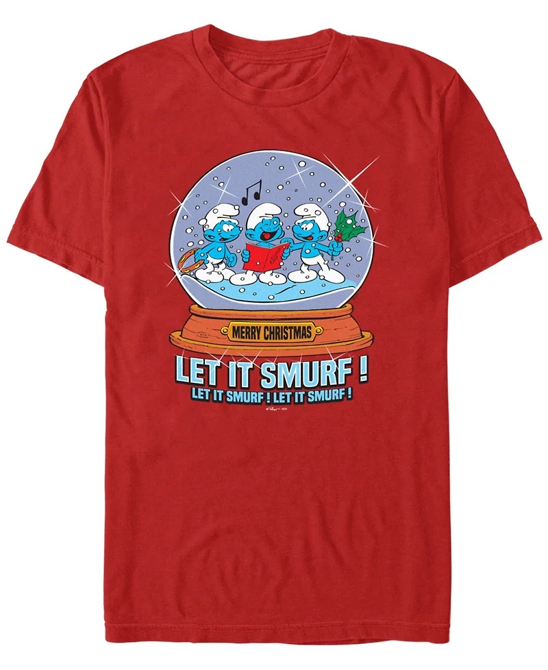 Fifth Sun Men's Let It Smurf Short Sleeve T-Shirt