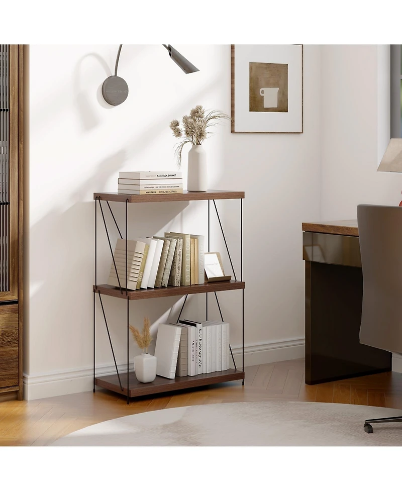Gouun Multipurpose Display Rack with Metal Frame-34 inches