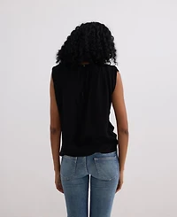 Reistor Women's The Knot-so-Basic Top Black
