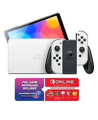 Switch Oled MarioKart 8 Bundle with Accessories & Browser's Fury