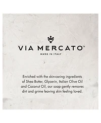 Via Mercato Wrapped 200g French Bar Soap, No