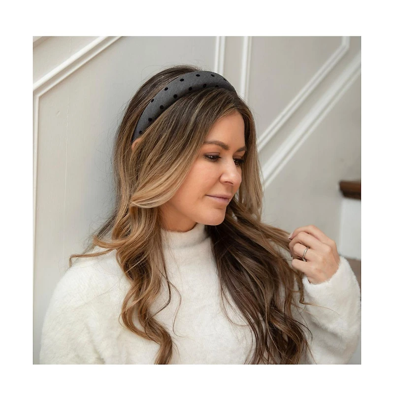 Classic Padded Headband - Polka Dots
