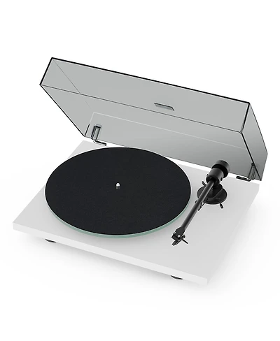 Pro-Ject T1 Evo Phono Turntable with Built-In Preamp & Ortofon Om 10 Mm Cartridge
