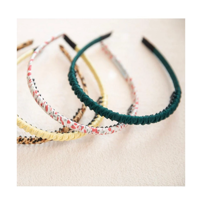 Thin Solid Headband - Green
