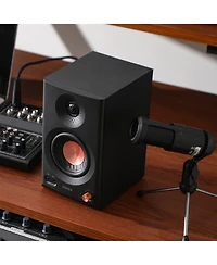 Hi-Res Audio Certified Monitor Speakers, Bluetooth V5.4 Active Bookshelf 2.0 Computer Speaker (Pair)