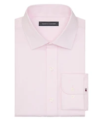 Tommy Hilfiger Mens Regular Fit Linen Dress Shirt