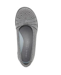 LifeStride Women's Gem 2 Washable Round Toe Ballerina Flats