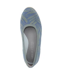 LifeStride Women's Kit 2 Washable Round Toe Ballerina Flats