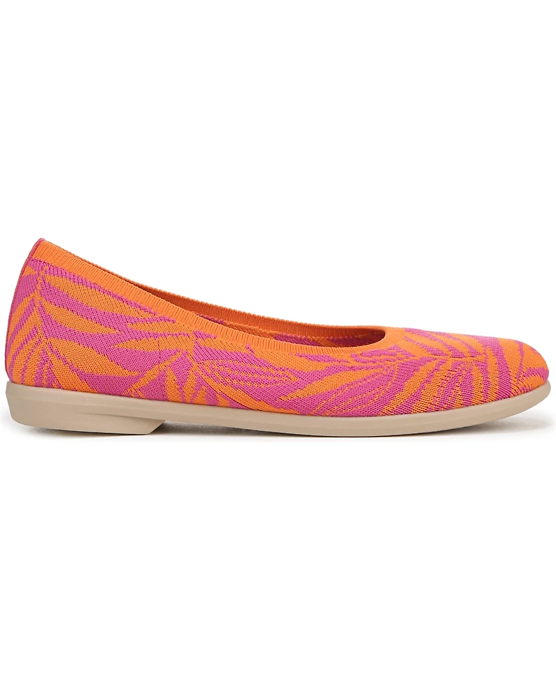 LifeStride Women's Kit 2 Washable Round Toe Ballerina Flats