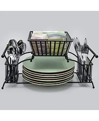 Sorbus 4 Section all-in-one Buffet Utensil Caddy