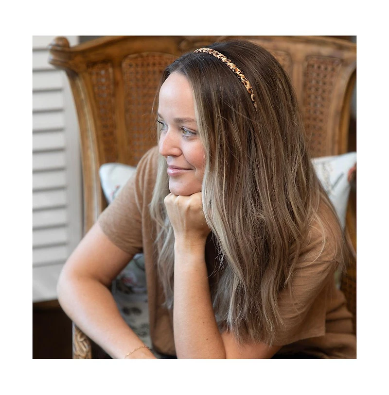 Thin Print Headband - Cheetah