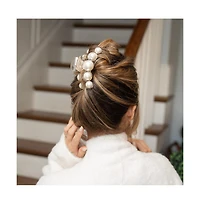 Dots Clip - Pearl White