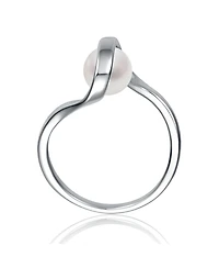 Sterling Silver with Cubic Zirconia Double Weave Band Ring