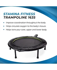 Stamina Fitness Trampoline - Exercise Trampoline with Smart Workout App