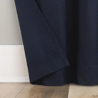 Cotton Blend Button Tab Top Curtain