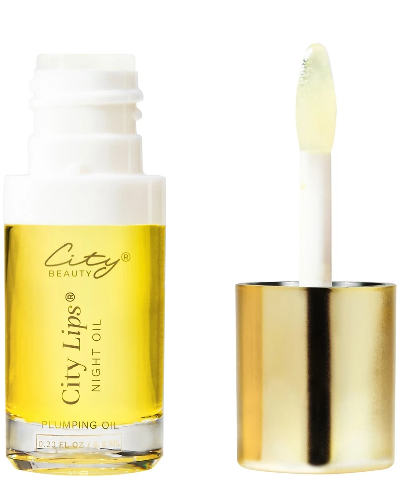 City Beauty Overnight Plumping Oil, 0.23 Fl Oz/6.8 Ml