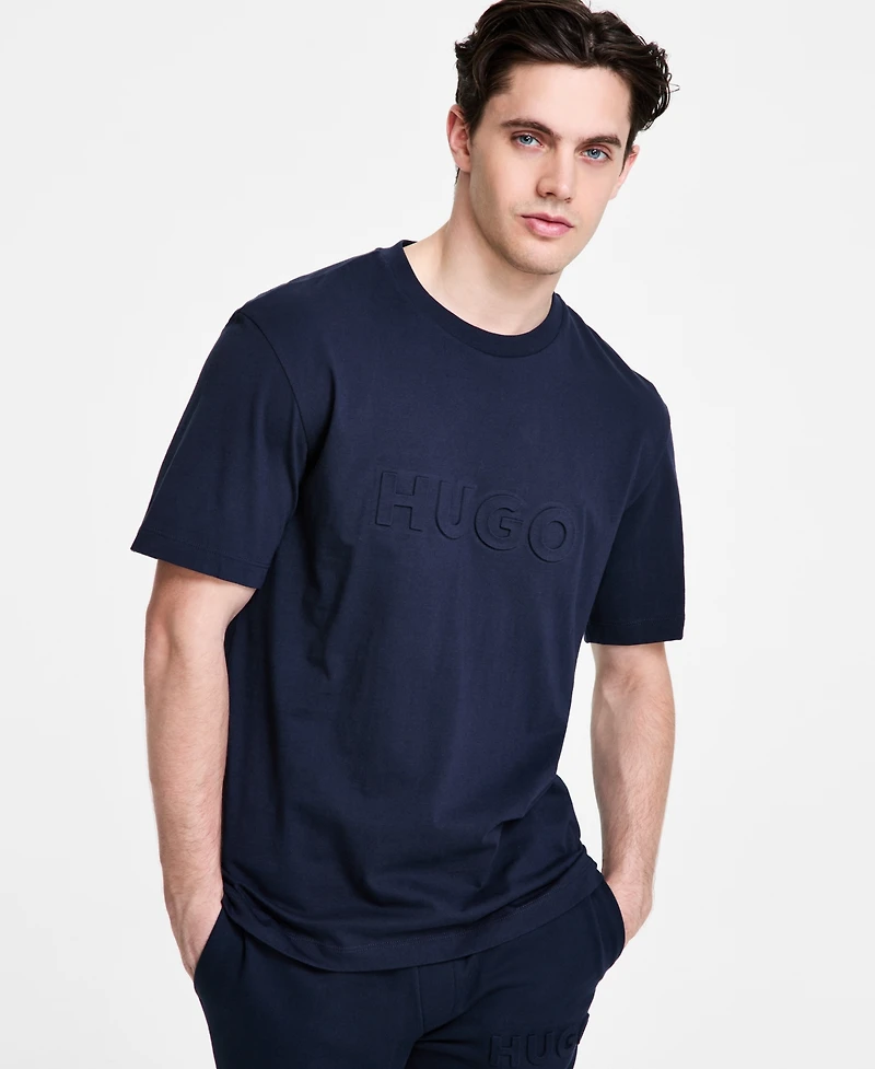 Hugo by Hugo Boss Men's Relaxed-Fit Detori Logo T-Shirt