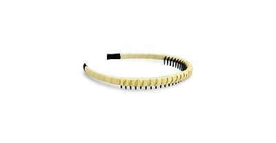 Thin Solid Headband - Pale Yellow