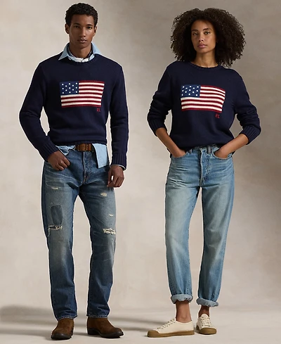 Polo Ralph Lauren Unisex The Iconic Flag Sweater