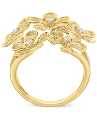 Effy Diamond Floral Ring (1/5 ct. t.w.) in 14k Gold