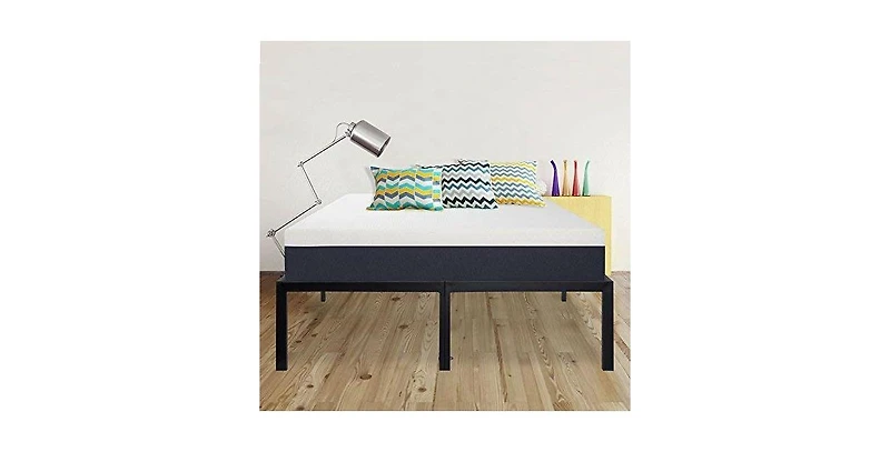 Slickblue California King Heavy-Duty Metal Platform Bed Frame with Adjustable Height and Sturdy Support