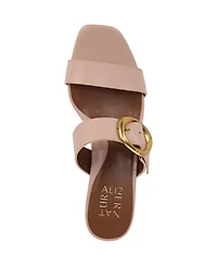 Naturalizer Women's Ida Square Open Toe Slide Dress Sandals
