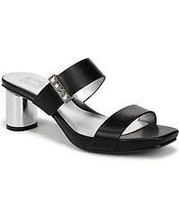 Naturalizer Women's Ida Square Open Toe Slide Dress Sandals
