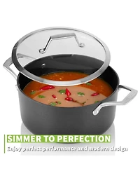 Techef - Onyx Collection - 5 Quart Soup Pot with Cover
