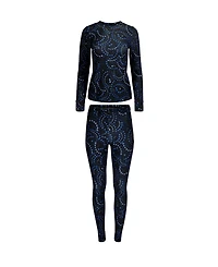 Adore Me Plus Janise Pajama Long Sleeve Top & Leggings Set