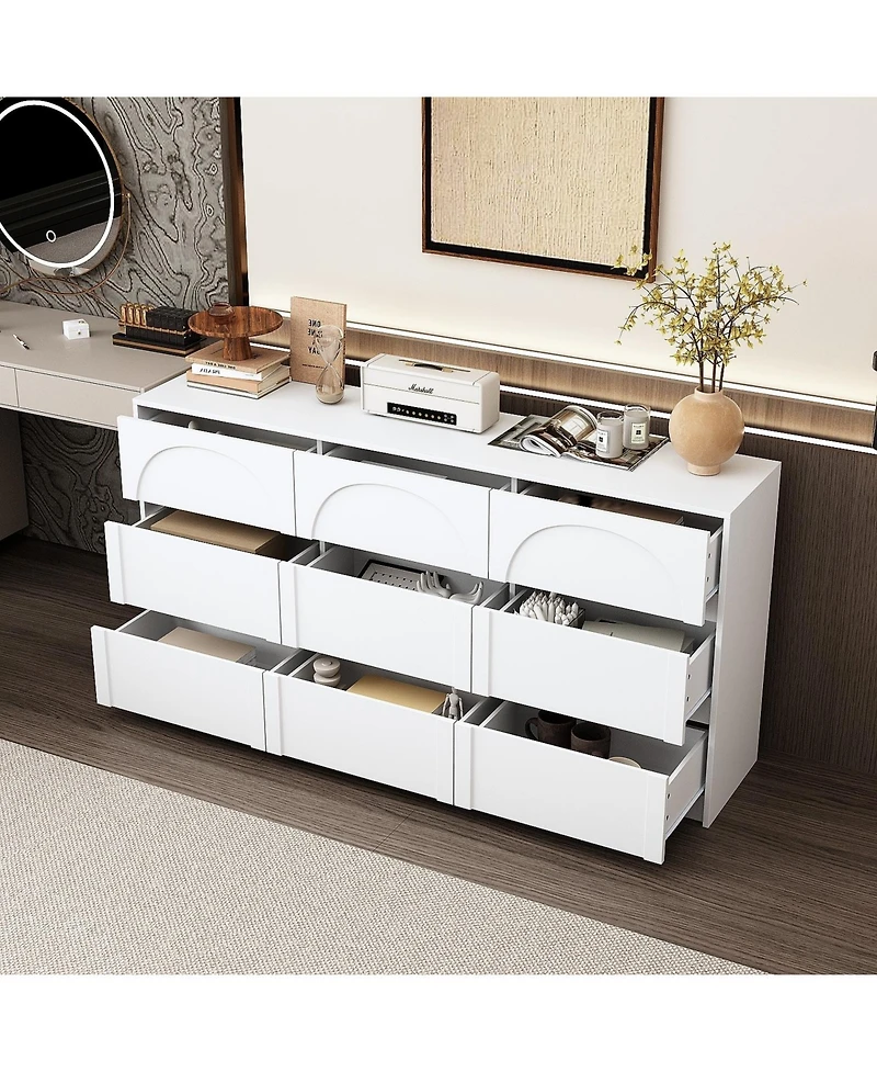 Homsee 9-Drawer Dresser With Elegent Design