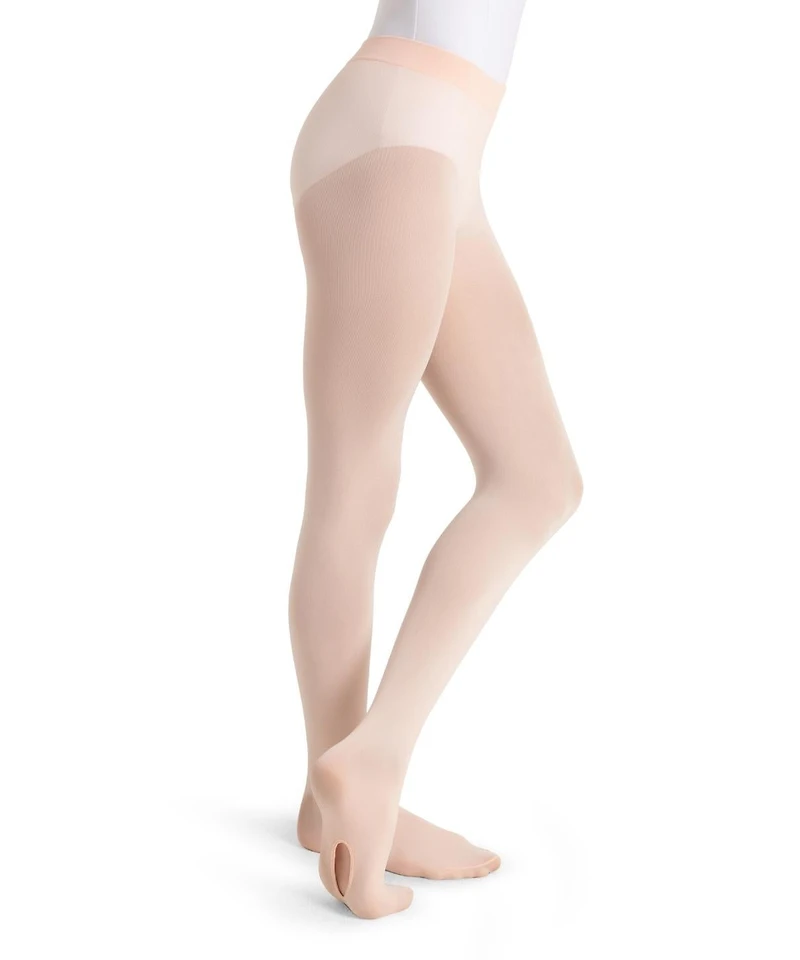 Capezio Girls Ultra Soft Self Knit Waistband Transition Tight