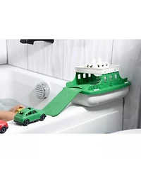 Sperric Toddler Boat Bath Toy Set for Toddlers, Carry Ship & 4 Mini Cars