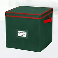 Florida Brands Christmas Ornament Storage Box with Lid - Store and Protect up to 64 Holiday Ornaments