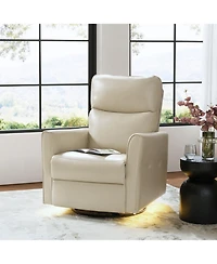 Hulala Home Felipa Modern Recliner with Electric Adjustable Headrest