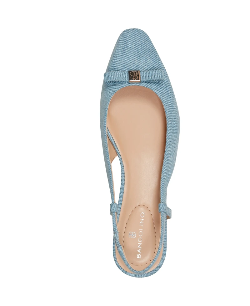 Bandolino Women's Andies Bow Block Heel Slingback Pumps