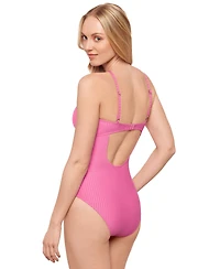 Salt + Cove Juniors' Keyhole One-Piece Swimsuit, Exclusively at Macy's