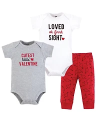 Hudson Baby Boys Cotton Bodysuit and Pant Set