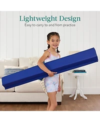 Best Choice Products 9ft Folding Medium-Density Foam Floor Balance Beam for Gymnastic and Tumbling