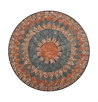 Slickblue Round Outdoor Patio Bistro Table for Stylish Dining and Relaxing in Outdoor Spaces