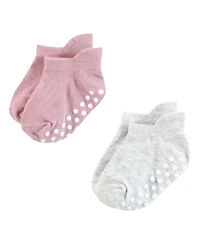 Hudson Baby Baby Girls Hudson Non-Skid No-Show Socks