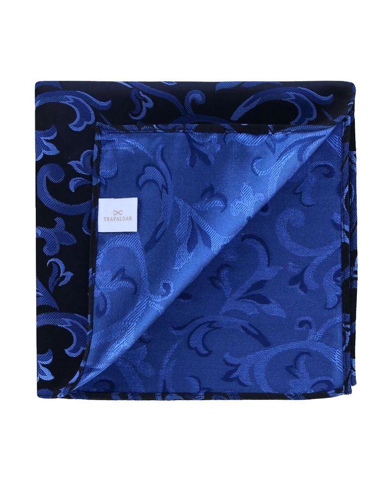 Trafalgar Men's Christian the Romantic Brocade Silk Pocket Square