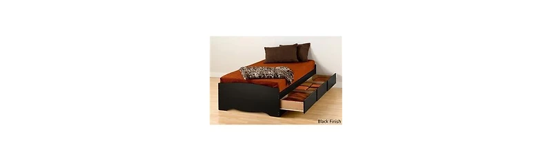 Slickblue Bed Frame with 3 Storage Drawers Platform Design for Organized Living