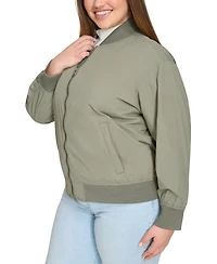 Levi's Trendy Plus Lightweight Zip-Front Bomber Jacket
