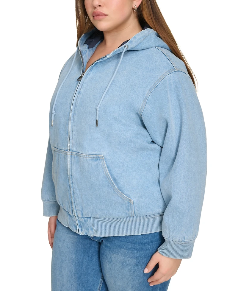 Levi's Plus Size Quilted Lined Zip-Front Bomber Jacket
