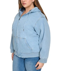 Levi's Plus Size Quilted Lined Zip-Front Bomber Jacket