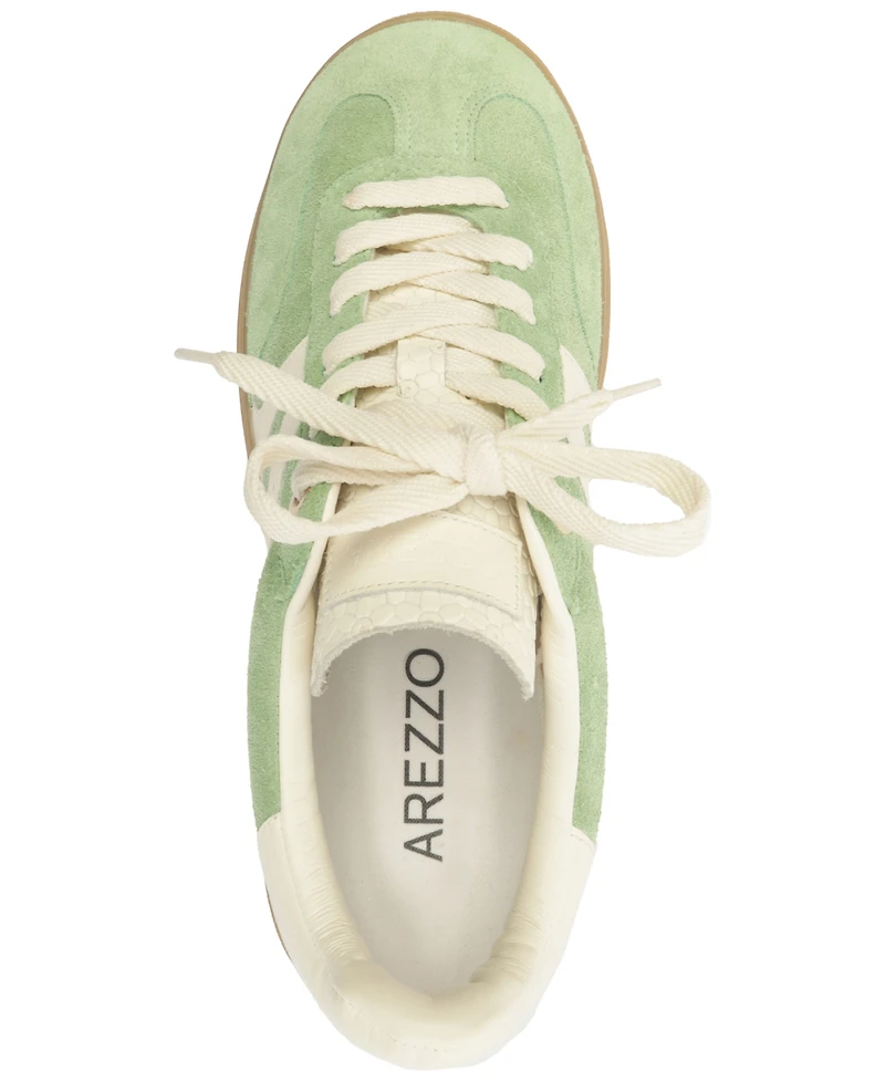 Arezzo Women's Maxine Round Toe Flat Sneakers